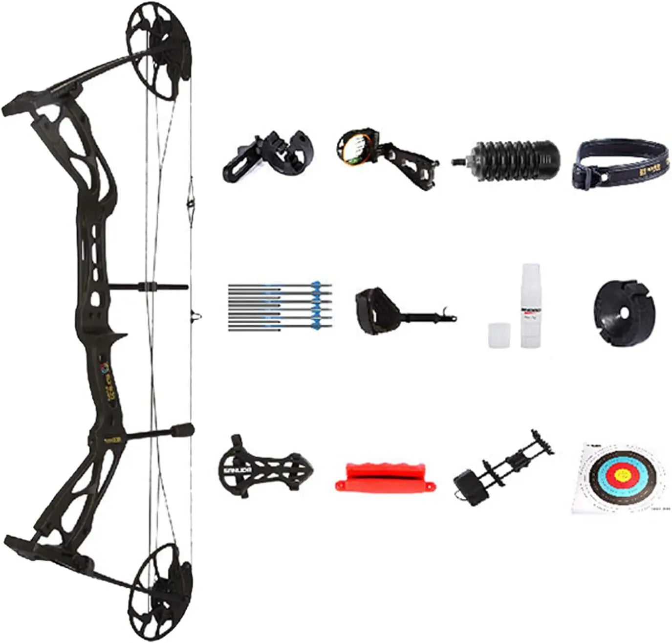 30- 60 lbs Archery Compound Bow Package