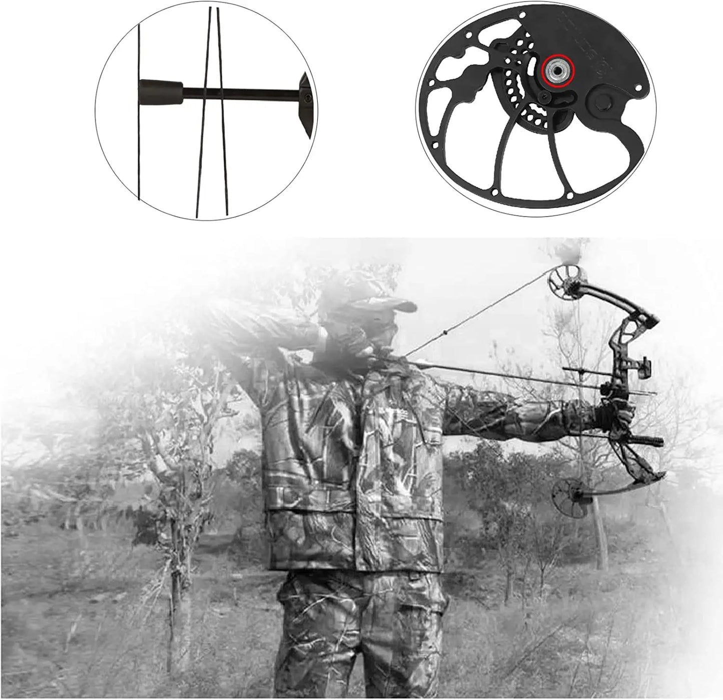 30- 60 lbs Archery Compound Bow Package