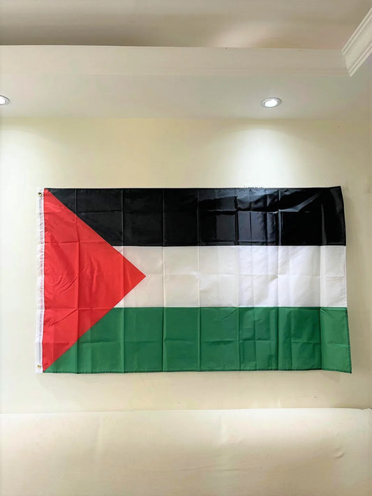 PLE PS Palestine Flag 90*150Cm the Palestine Flag Fabrics Gaza Palestinian National Flags for Decoration